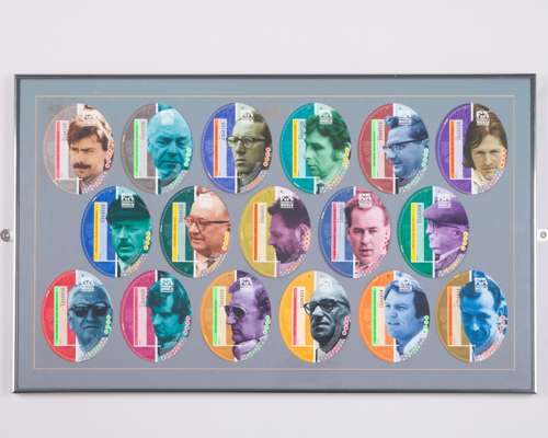 1995 Formula One VIP Guest Pass Framed Display