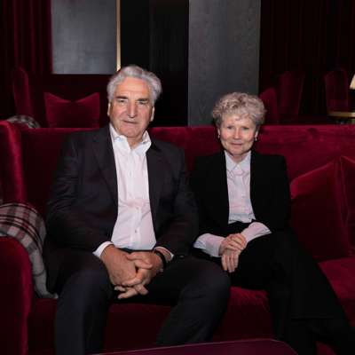 Exquisite Tea for Two with the ‘Queen and Carson’- Dame Imelda Staunton & Jim Carter OBE