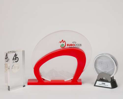 A UEFA Euro 2008 Austria-Switzerland presentation plaque