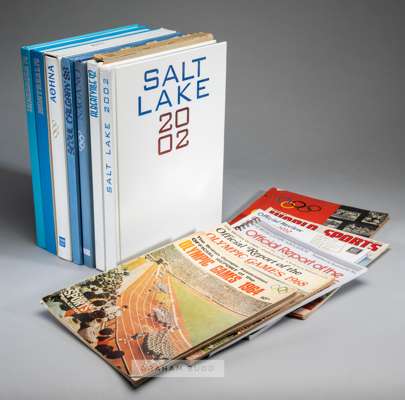 A collection of Official Reports and Publications relating to the Summer & Winter Olympic Games,
 comprising: Munich & Sapporo 1972, joint publication