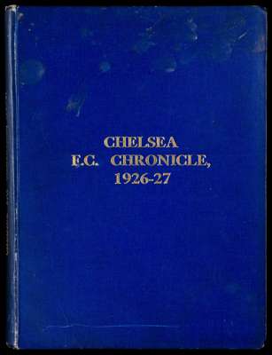 Bound volume of Chelsea FC programmes season 1926-27, all Football League Division 2 and London Combination reserves fixtures, F.A. Cup ties v Luton, 