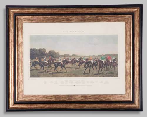McQueen's horse racing print 1887