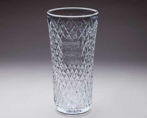 Sammy Lee a cut glass Man of the Match award