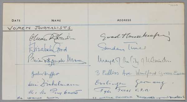 Football: part page from a hotel visitors' book page signed by Billy Bremner (Leeds), Ian St John (Liverpool), Jack Carlton (Leeds), Denis Law (Manche