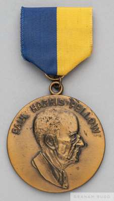 A certificate housed in a blue vinyl folder naming Pelé a Rotary International Paul Harris Fellow
 presented to Pelé on June 3, 1981, at the 72nd Rota