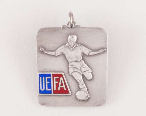 Continental silver and enamel European Cup Winners' Cup runners-up medal season 1965-66