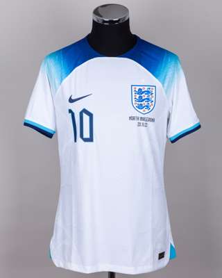 Trent Alexander-Arnold white No.10 England v. North Macedonia short-sleeved shirt, 2023
