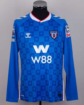 Eliezer Mayenda blue No12 Sunderland long-sleeved shirt
