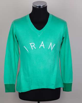 Green No.17 Iran v. Australia long-sleeved shirt