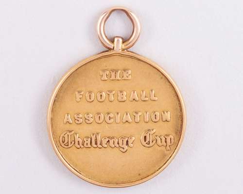 A rare late Victorian gold F.A. Cup winner's medal