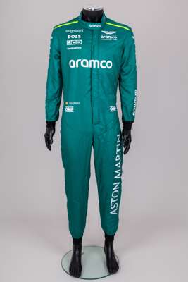 Fernando Alonso 2025 Aston Martin Aramco F1 Team Used Race Suit