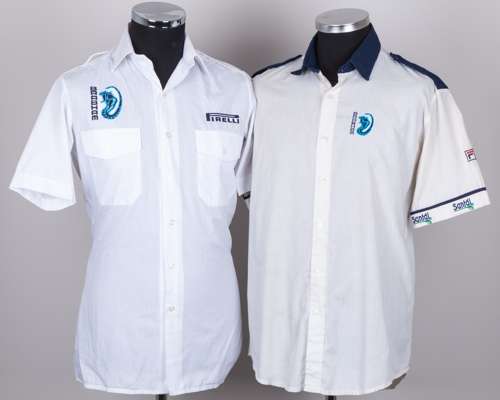 Pair of Original Used Brabham Crew Shirts