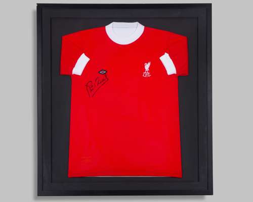 Phil Neal autographed red Liverpool Replica short-sleeved shirt