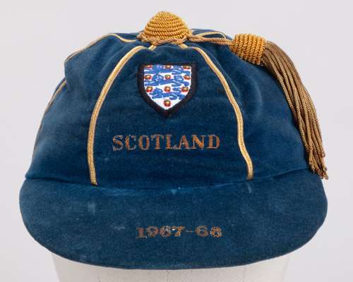 Colin Bell blue England v. Scotland Under 23 International cap. 1967-68