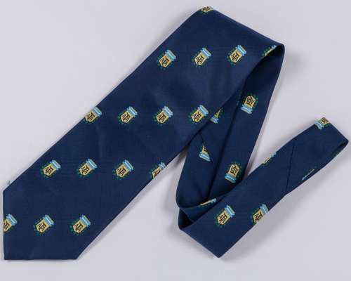 Maradona - a blue Argentina neck tie