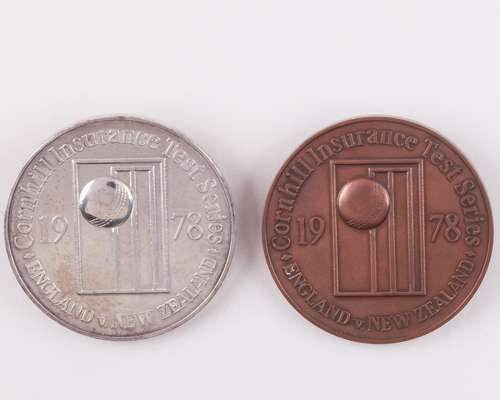 Ian Botham - England v New Zealand Test Series 1978 medals