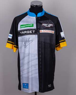 Chris Dobey Round 1 match-worn shirt, 2025/26 PDC World Darts Championship
