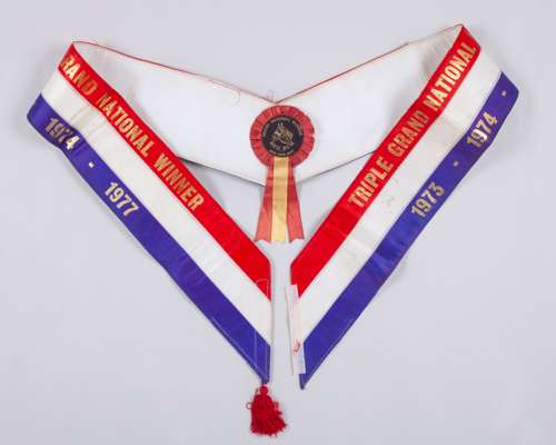 Red Rum public appearance sash