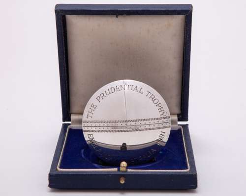 Dickie Bird silver England v. Australia The Prudential Trophy ODI cricket series medal, 1981