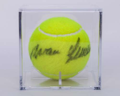 Ivan Lendl an autographed Wimbledon tennis ball, 2012