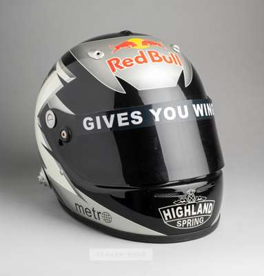 David Coulthard full scale 2007 Colin McRae tribute F1 drivers helmet