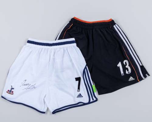 Darren Anderton pair of autographed shorts, No.7