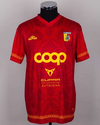 Pietro Lemmello red No.9 US Catanzaro short-sleeved shirt