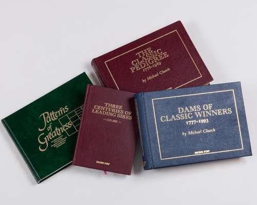 Three Michael Church limited edition horse racing books