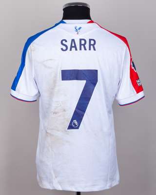 Ismaïla Sarr No.7 Crystal Palace v. Manchester United (Away) match-worn shirt