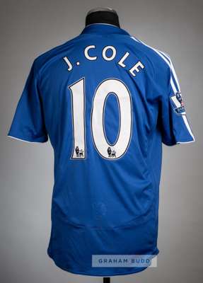 Joe Cole blue Chelsea No.10 home jersey, season 2006-07