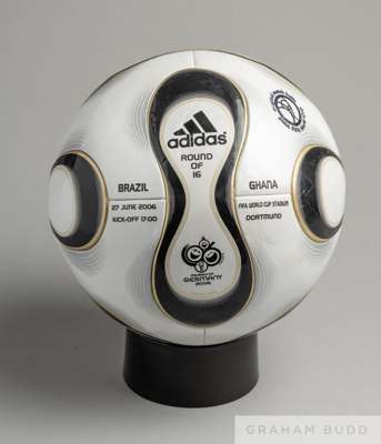Adidas Teamgeist FIFA World Cup 2006 official round of 16 match ball Brazil v Ghana