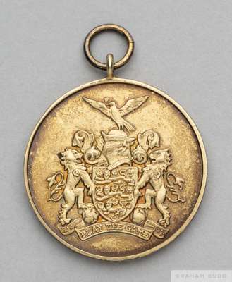 Joanne Broadhurst silver-gilt 2005-06 F.A. Womens Challenge Cup Runners Up medal
 the obverse inscribed PLAY THE GAME, the reverse inscribed THE FOOTB