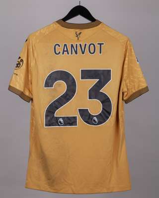 Jaydee Canvot No.23 Manchester City v. Crystal Palace match worn shirt