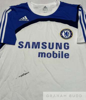 Chelsea: John Terry signed Chelsea FC shirt, 
 Terry played 492 games for Chelsea from 1998 – 2017. White away shirt. Brand new with tags still on. Si