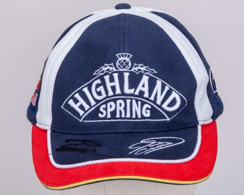David Coulthard Signed Red Bull Cap