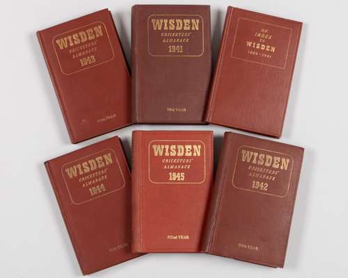 John Wisden's Cricketers' Almanack for the limited print runs of 1941 to 1945 inclusive