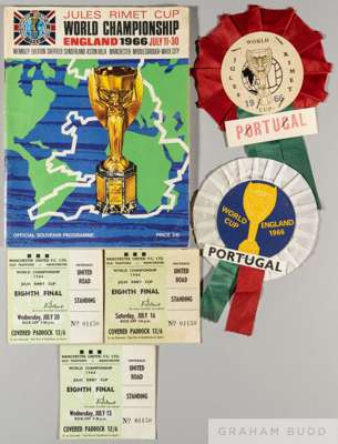 World Cup 1966 England tickets for matches played at Manchester United's Old Trafford