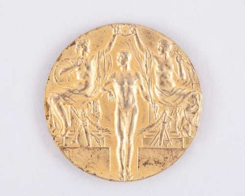 Joseph Dines a rare 1912 Olympic Football gold medal