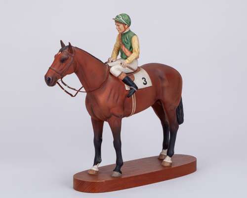 Beswick Connoisseur model of Nijinsky with Lester Piggott up,