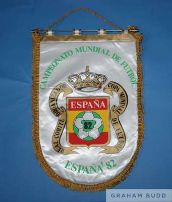 Spain 1982 FIFA World Cup official Organising Committee pennant