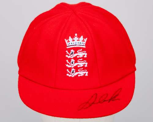 Sam Cook Match-Issued 2025 Red for Ruth England Cap, Signed