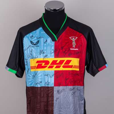Harlequins Women 2024-25 Squad Signed Replica Rugby Shirt