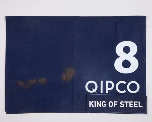 King of Steel number cloth from 2023 Champions Stakes: Frankie Dettori's final win in England