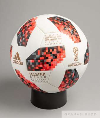 Adidas Telstar Meyta FIFA World Cup 2018 official quarter-final match ball Russia v Croatia