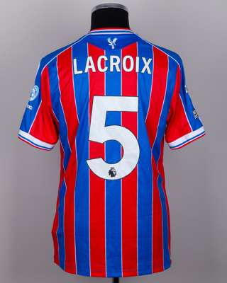 Maxence Lacroix No.5 Crystal Palace v. Manchester City match worn shirt