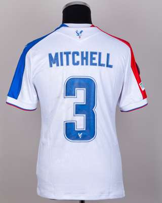 Tyrick Mitchell No.3 AEK Larnaca v. Crystal Palace match worn shirt