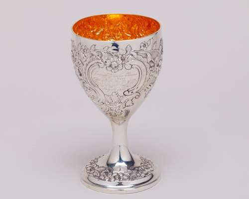 Irish military horse racing trophy for The Curragh Division Races held 1st July 1851