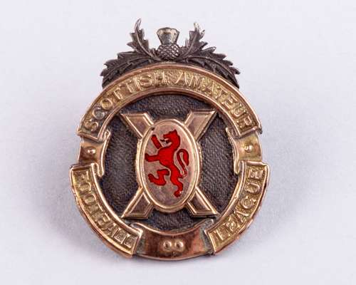 J. Stewart silver-gilt Scottish Amateur Football League winners medal, 1931-32