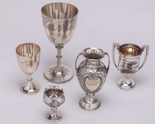 White-metal Carters Tested Seeds Raynes Park 1927 trophy
