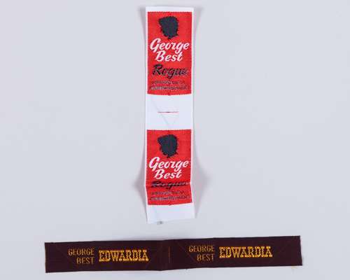 George Best - four unused George Best Boutiques cloth labels